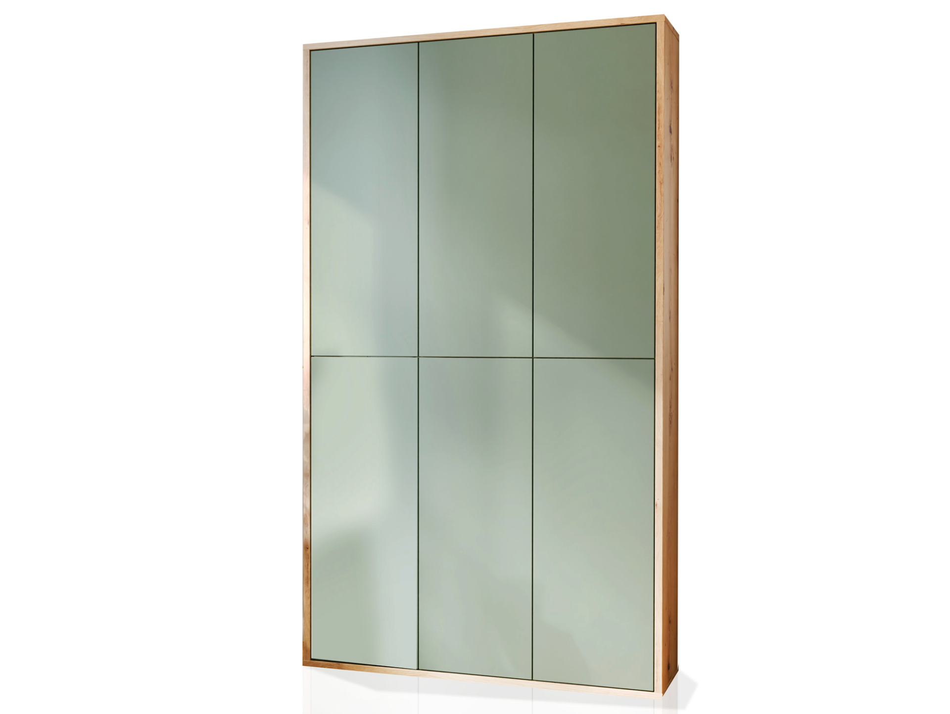 ADIAGO 6trg. Schuh-/Mehrzweckschrank, Material Spanplatte Artisan eichefarbig / salbei
