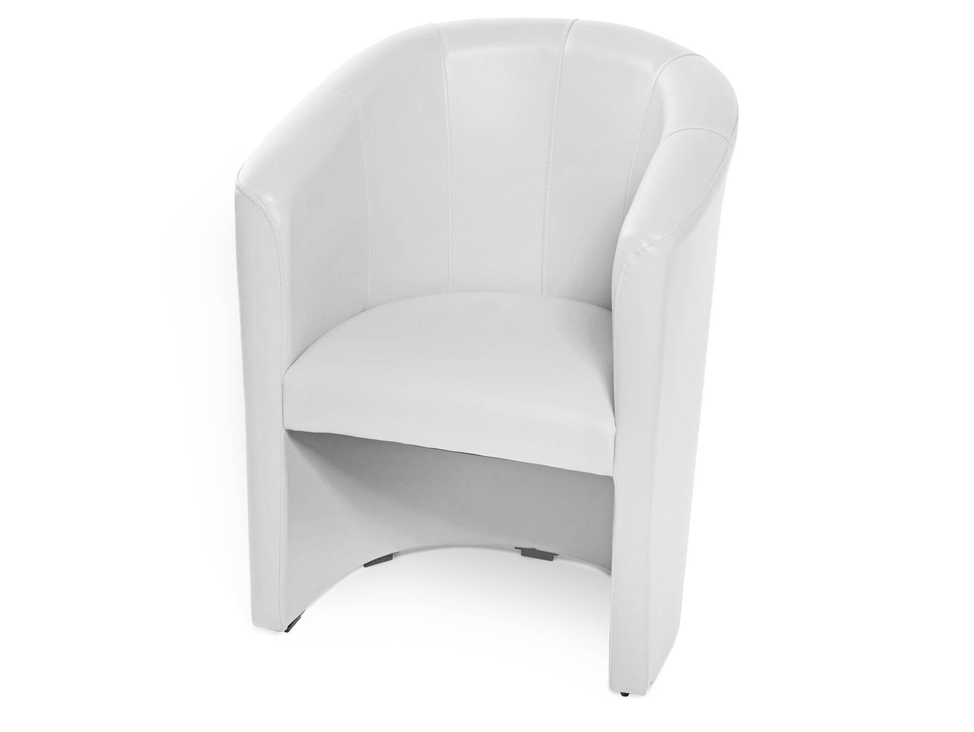 ABIZA Cocktailsessel, Material Kunstleder weiss