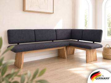 DENVER Eckbank nach Maß, Material Massivholz 