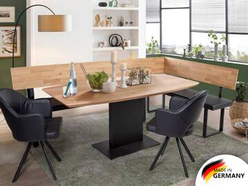 ARIMO Eckbank nach Maß, Material Massivholz
