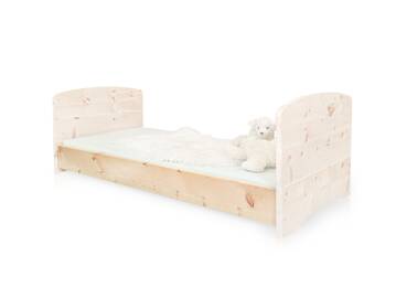 Umbauseiten für Alpenkind Babybett Zirbe