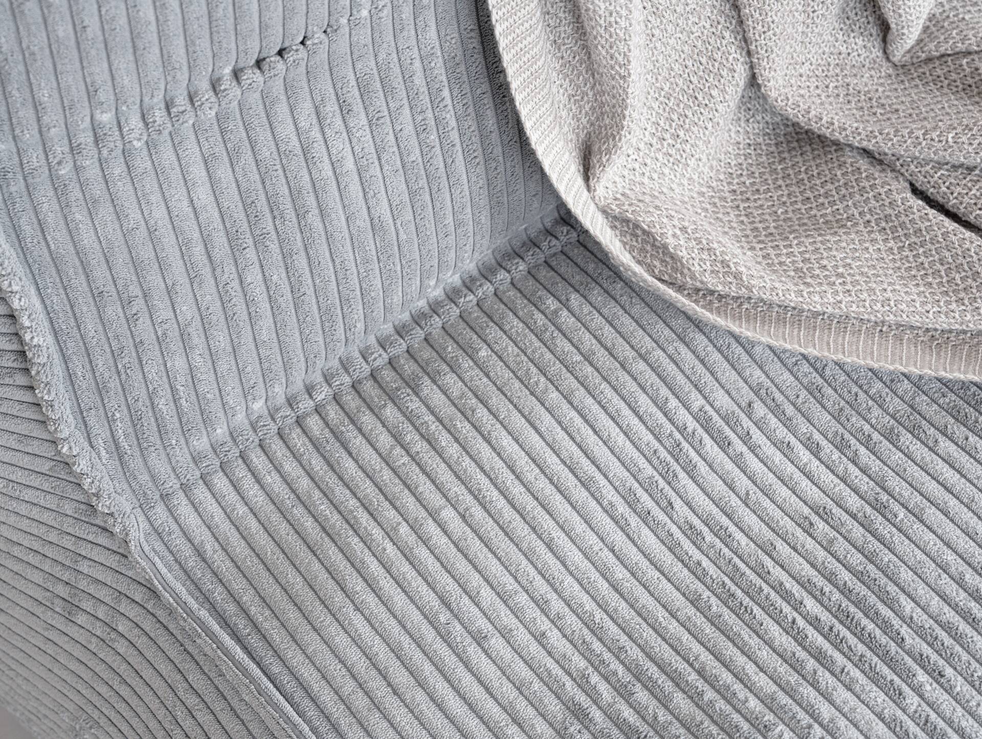 COZY Sitzsack, Material Cord Grau
