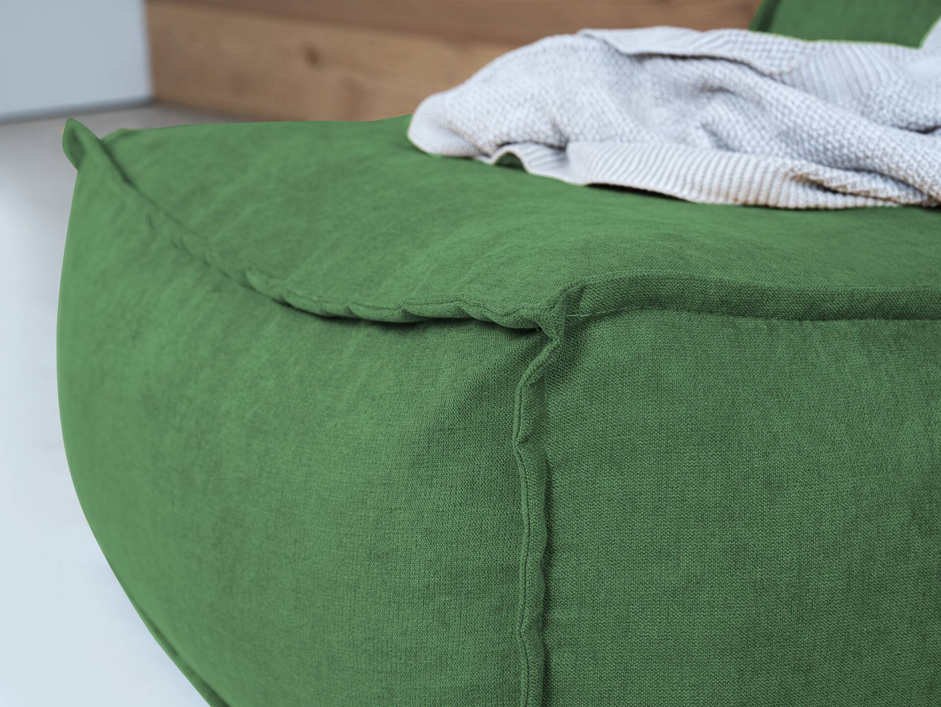 COZY Sitzsack, Material Stoffbezug Grün
