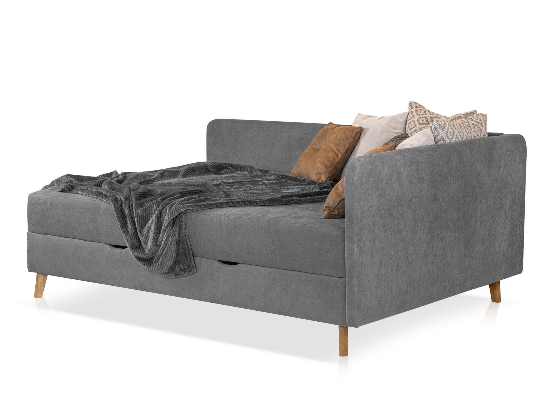 AMELY Sofabett/Schlafsofa, Material Stoff 90 cm