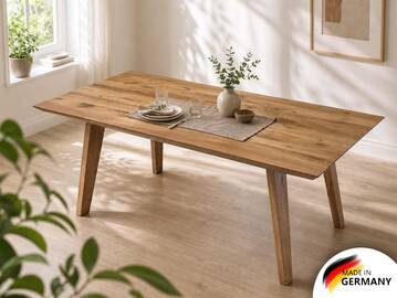 GEORGIA Esstisch nach Maß, Material Massivholz 