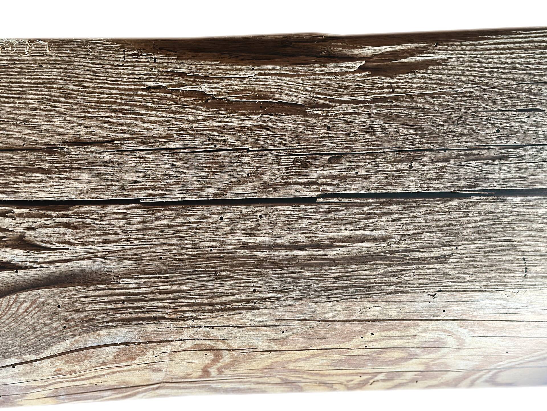 Fichte-Altholzbalken, rustikale Strukturoberfläche, Material Massivholz 11 - 15 cm | 50 cm