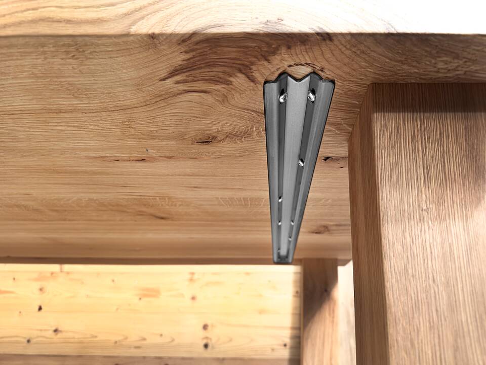 YORGI Esstisch nach Maß, Material Massivholz 
