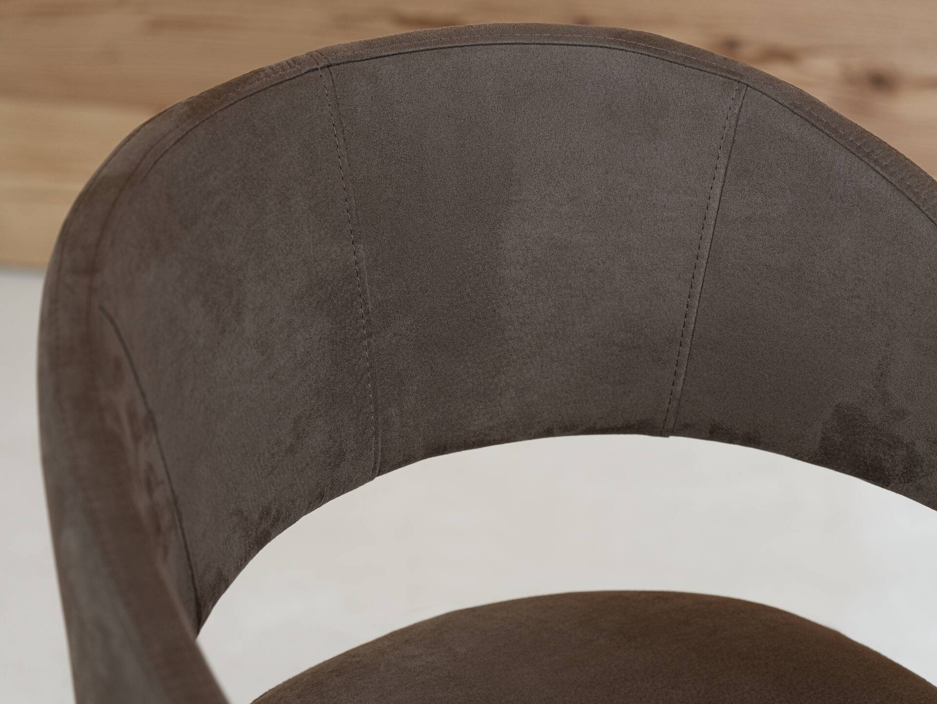 ALONA Polsterstuhl, Material Massivholz/Bezug Kunstleder Buche | espresso