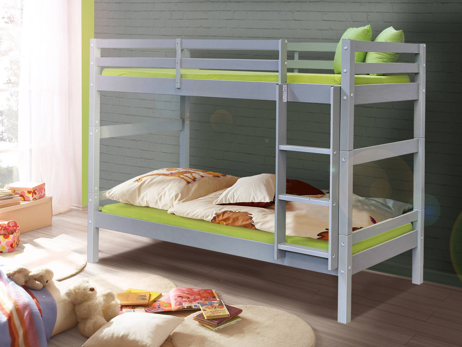 GYPSI Etagenbett, Material Massivholz, Kiefer massiv 
