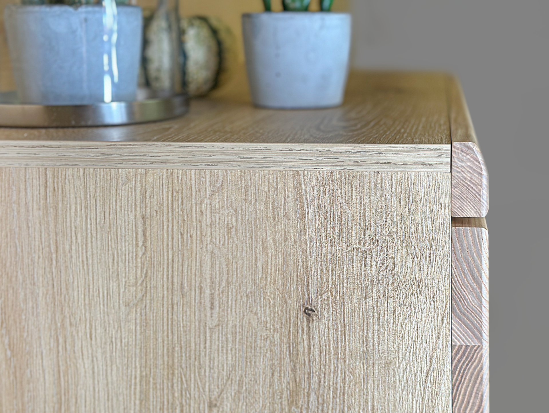 SAN MARINO Büroschrank IV, Material Teilmassiv, Altesche gebürstet / Artisan eichefarbig 