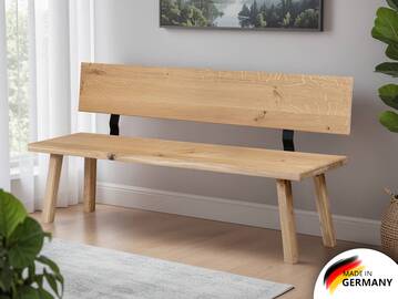 BERGSEE Sitzbank nach Maß, Material Massivholz