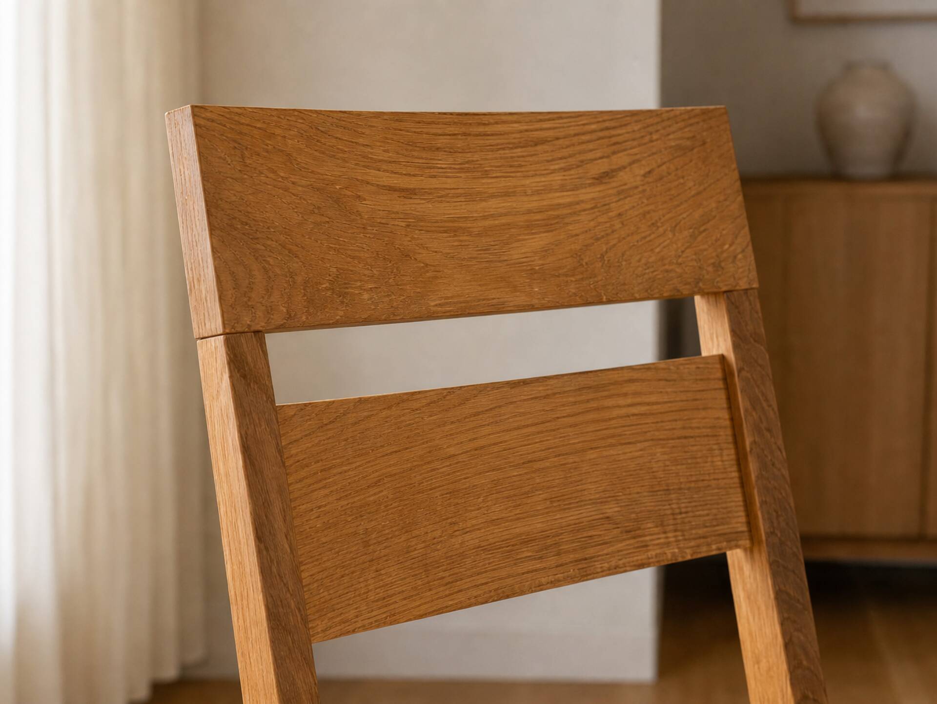 HILKO Esstischstuhl, Material Massivholz, Eiche unbehandelt | 1 Stück