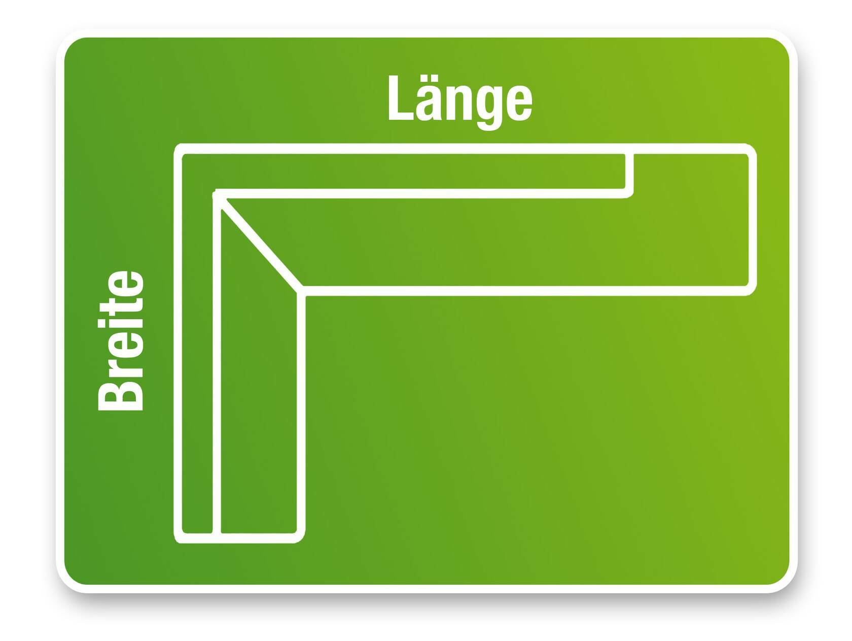 SANTON Eckbank, Material Stoffbezug 147 x 167 cm | braun