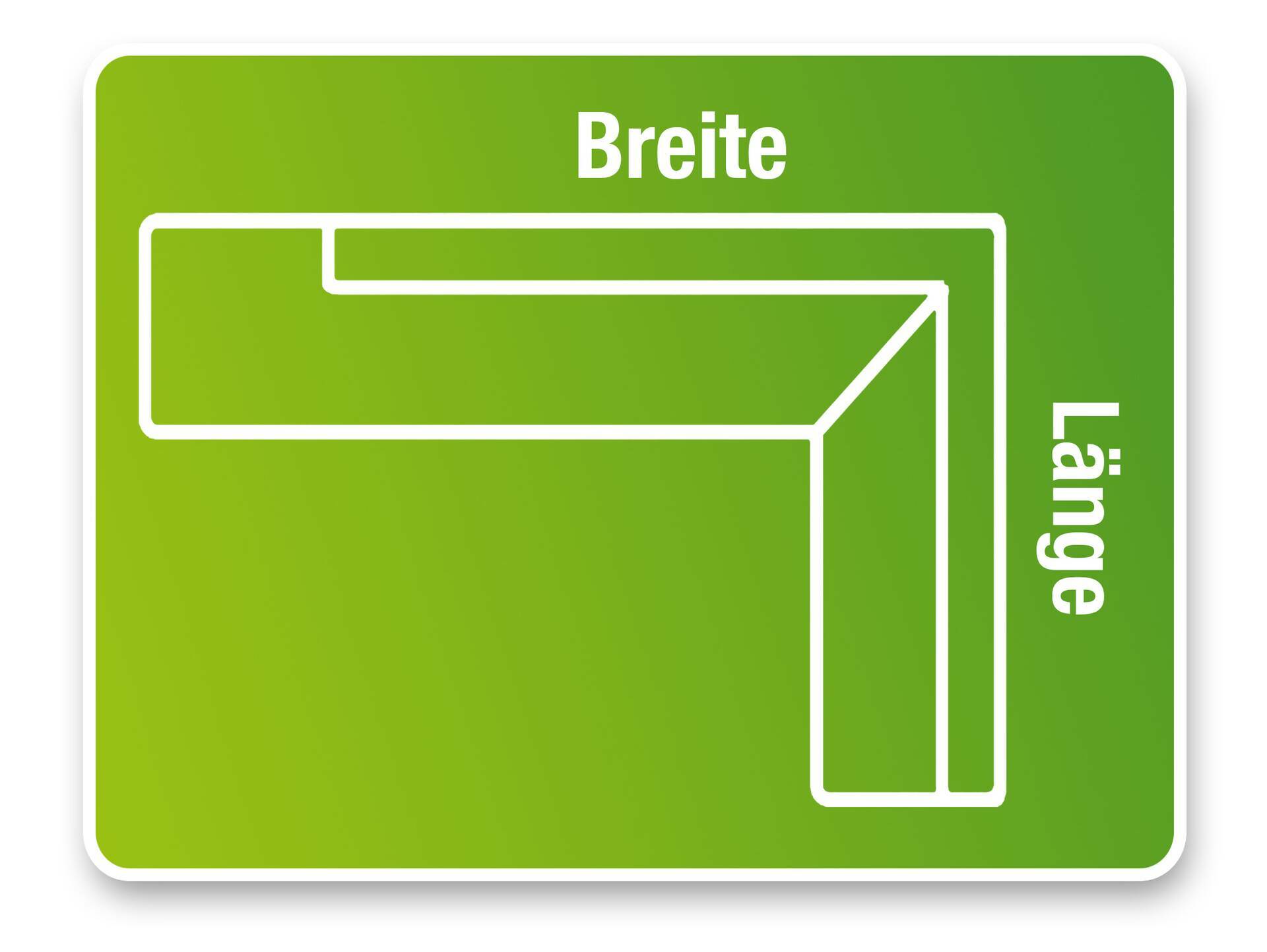 SANTON Eckbank, Material Stoffbezug 167 x 147 cm | braun