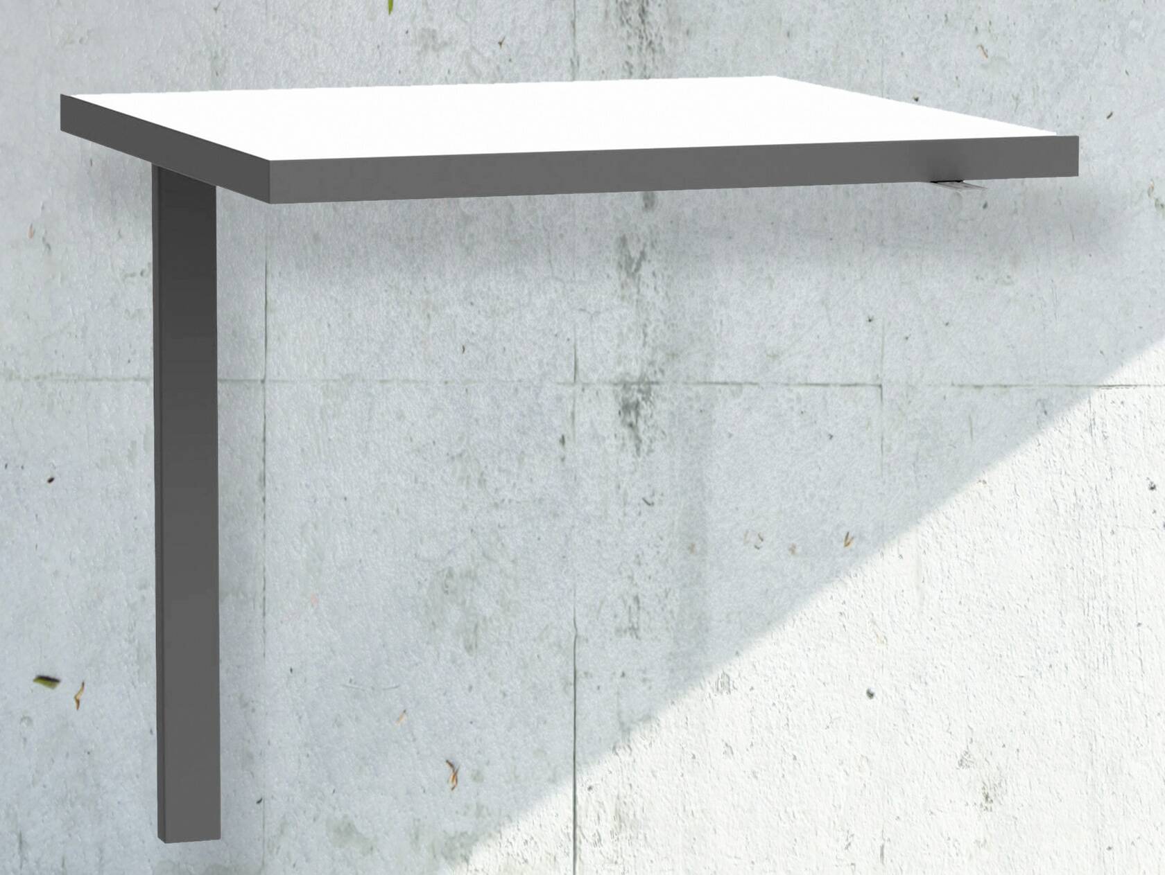 KALINA Verkettungsplatte, Material Dekorspanplatte, weiss/grau 