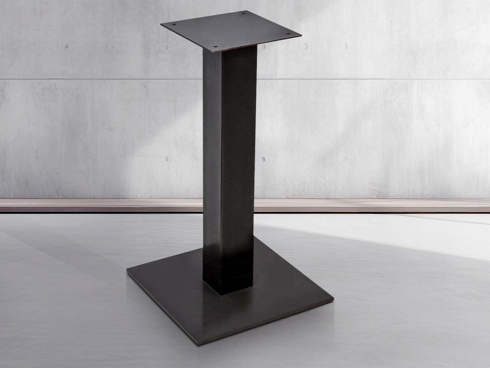 Tischgestell für GASTRO Bistrotisch, Material Stahl, schwarz 