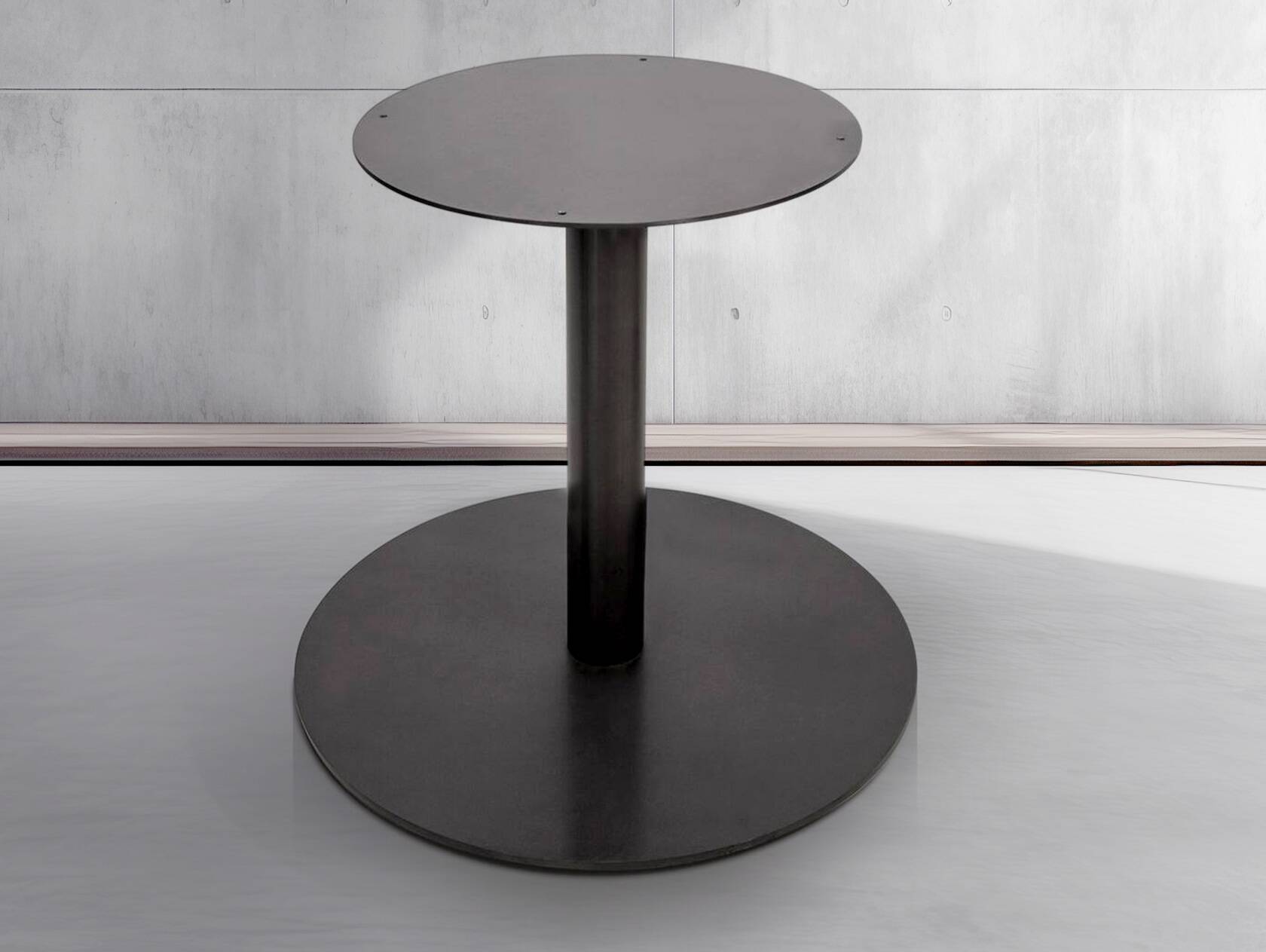 Tischgestell für GASTRO Esstisch rund, Material Stahl, schwarz 50 cm