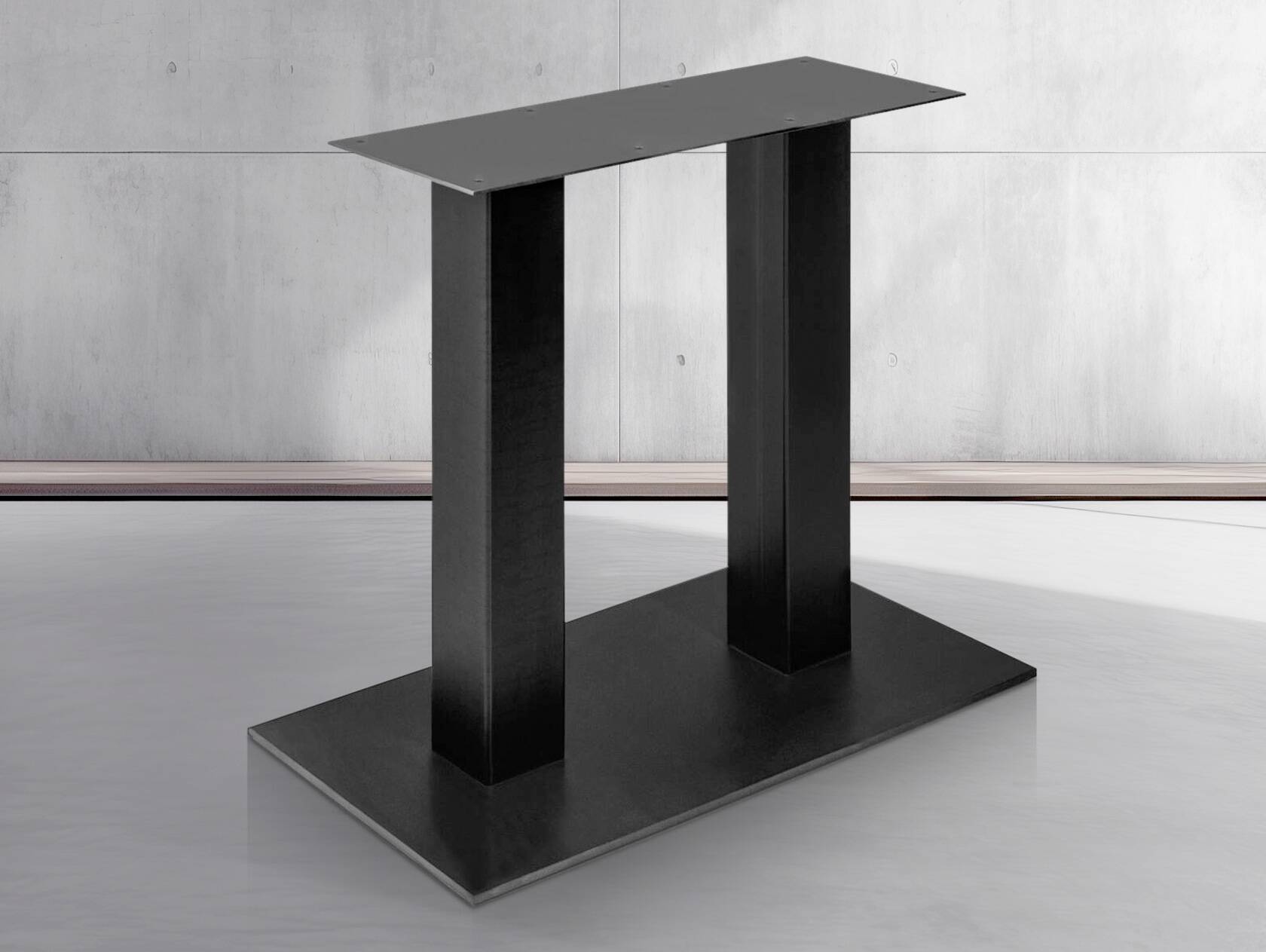 Tischgestell für GASTRO Esstisch, Material Stahl, schwarz 
