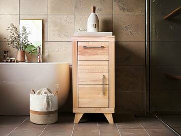 OZEANA Unterschrank II fürs Badezimmer, Material teilmassiv 