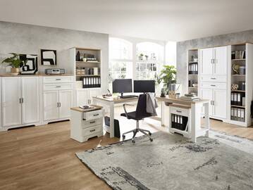 JADY Komplettbüro, Material MDF/Dekorspanplatte 