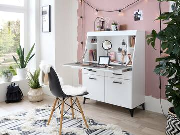 SISSI Sekretär, Material Dekorspanplatte 