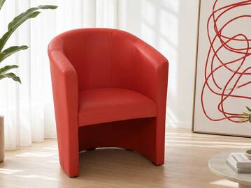 ABIZA Cocktailsessel, Material Kunstleder