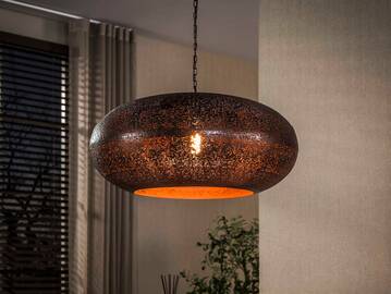 ALIA Pendelleuchte, 1-flammig, Material Metall, antikkupferfarbig