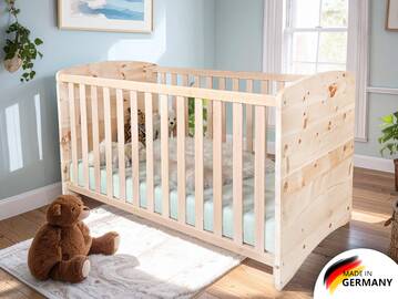 ALPENKIND Babybett 70x140 cm, Material Massivholz