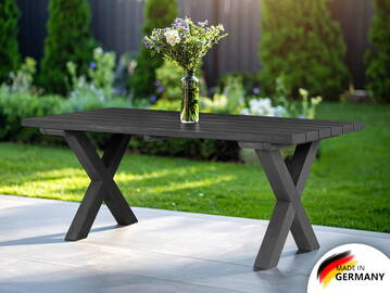CANCUN PLUS Esstisch / Gartentisch, Material Massivholz, Lärche