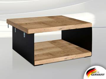 LÖWEN Nachtkommode, Material Massivholz/Metall 