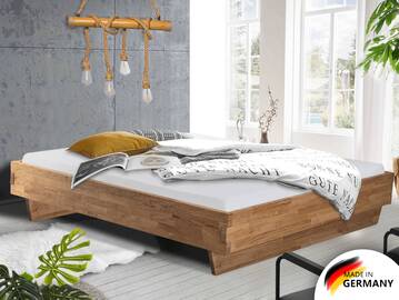 CORDINO Wangenbett aus Eiche, Material Massivholz, ohne Kopfteil