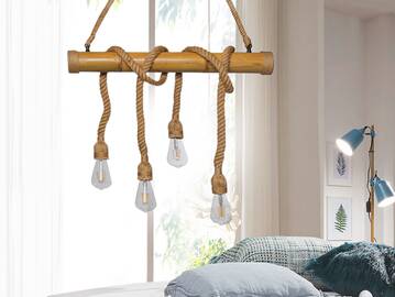 MARKY Hängelampe Seil 