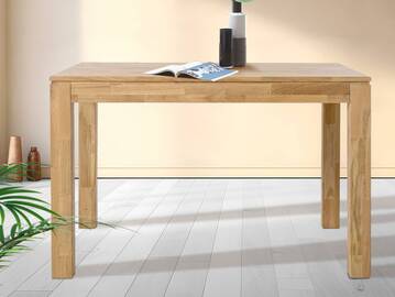 EMILION Esstisch, Material Massivholz, lackiert 