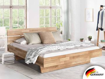 LÖWEN Wangenbett mit Kopfteil, Material Massivholz 