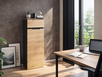 MAILAND Büroschrank V, Material Dekorspanplatte