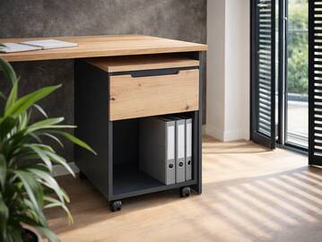 MAILAND Rollcontainer I, Material Dekorspanplatte