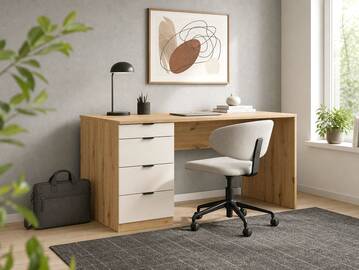 OSLO Schreibtisch, Material Dekorspanplatte 