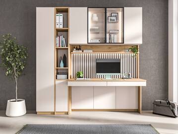 OSLO Bürokombination III, Material Dekorspanplatte