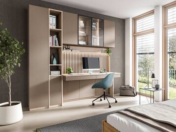 OSLO Bürokombination IV, Material Dekorspanplatte