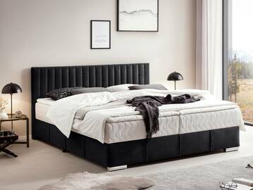 TONICA Boxspringbett mit Bettkasten, Härtegrad 3