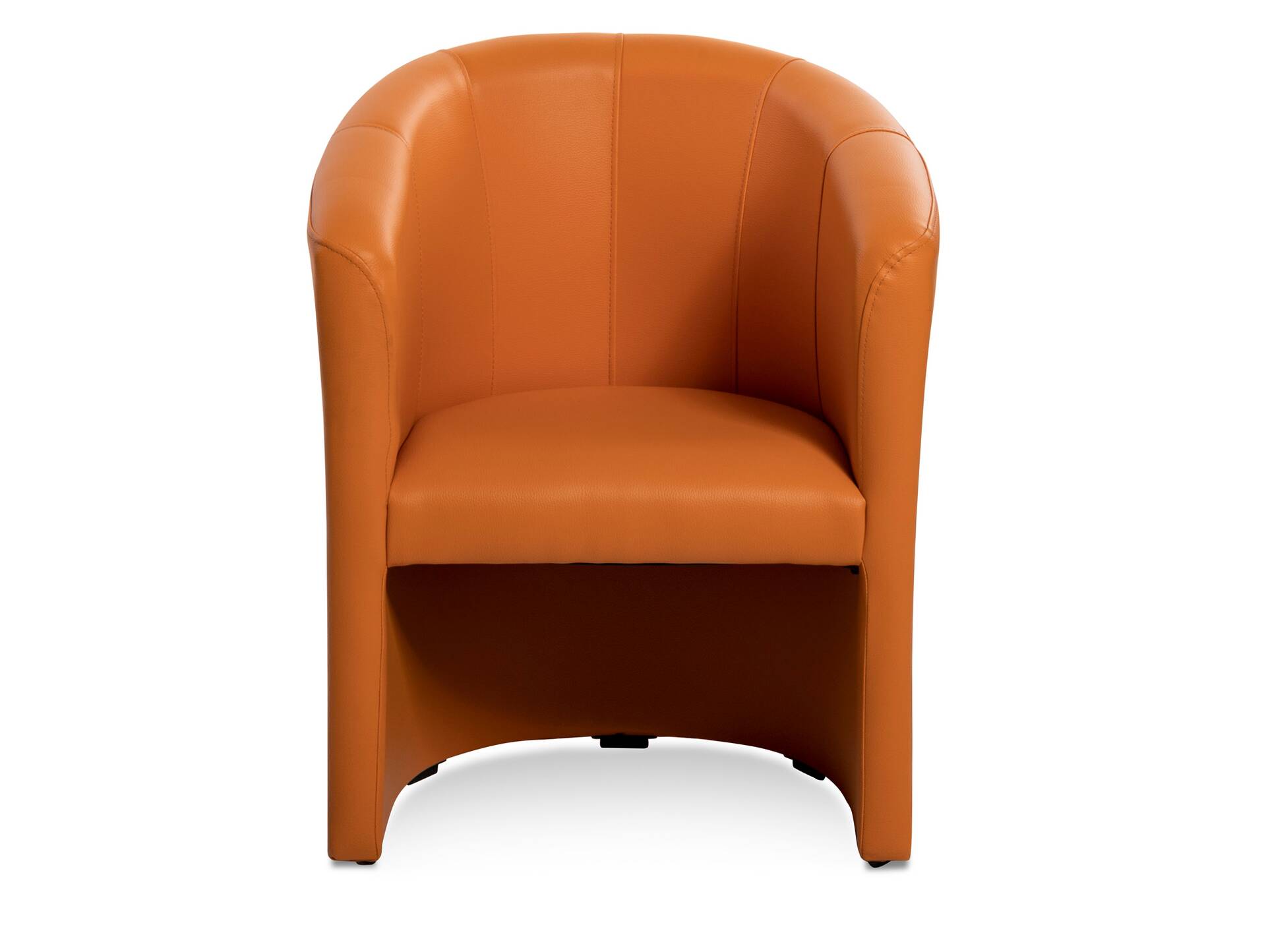 ABIZA Cocktailsessel, Material Kunstleder orange