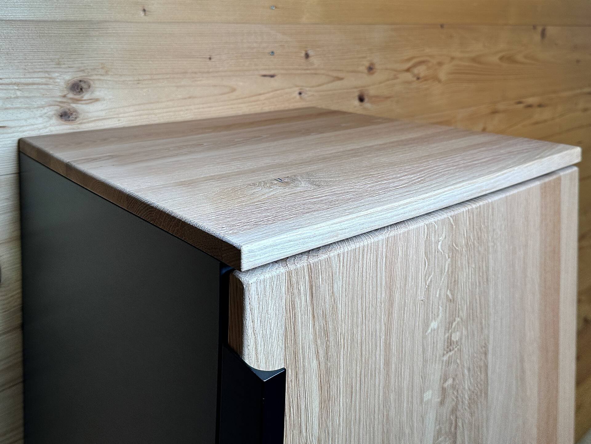 OFFICE OAK Abdeckplatte, Material Massivholz, Eiche geölt 40 cm