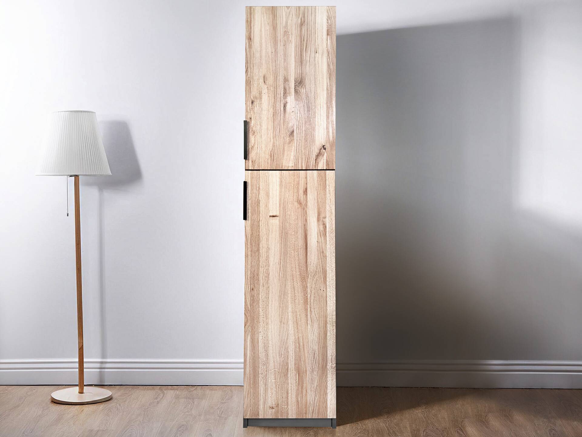 OFFICE OAK Aktenschrank IV, Material teilmassiv, Eiche/graphitfarbig Türanschlag rechts 