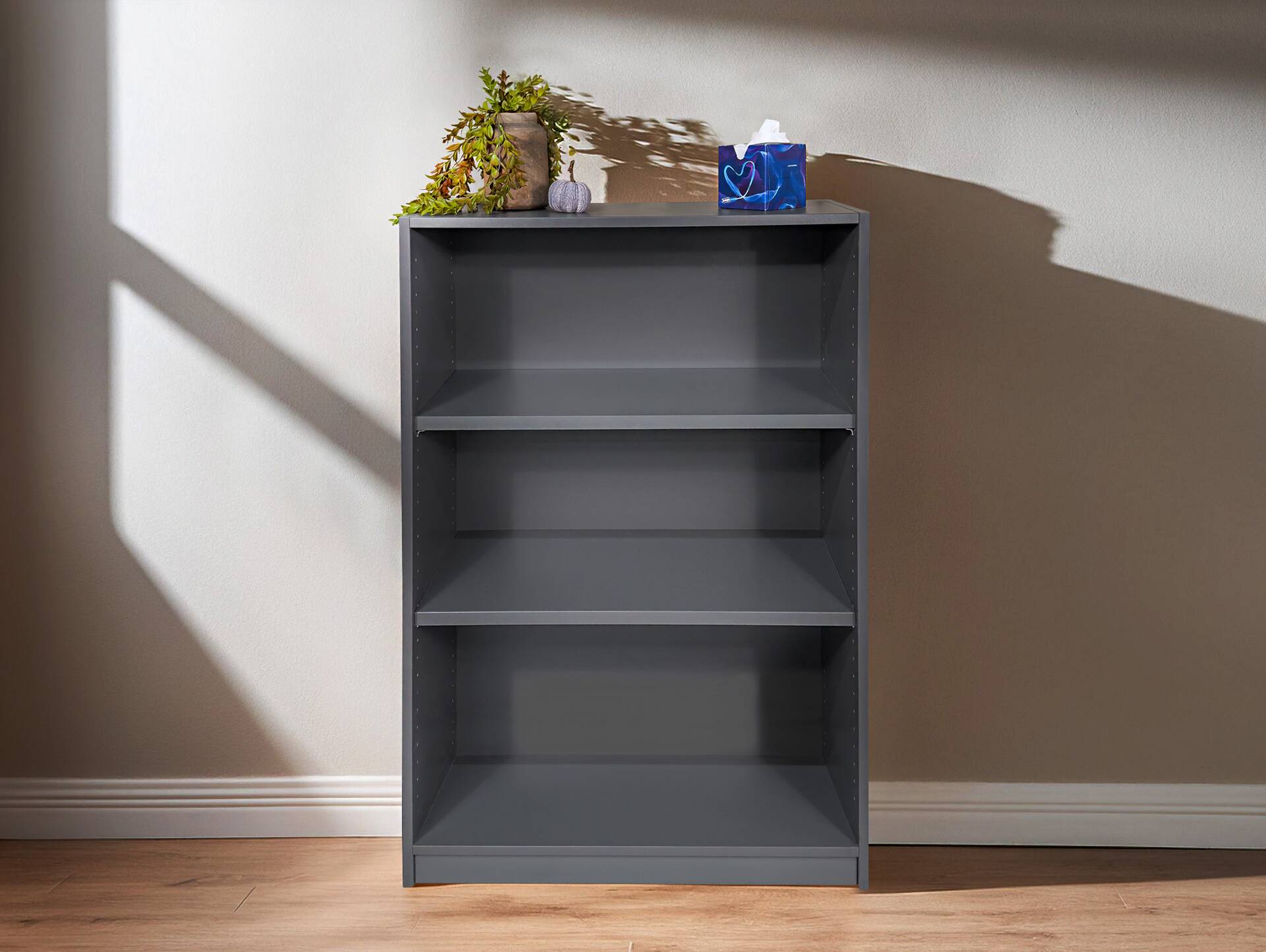 OFFICE OAK Regal IV, Material Dekorspanplatte, graphitfarbig 