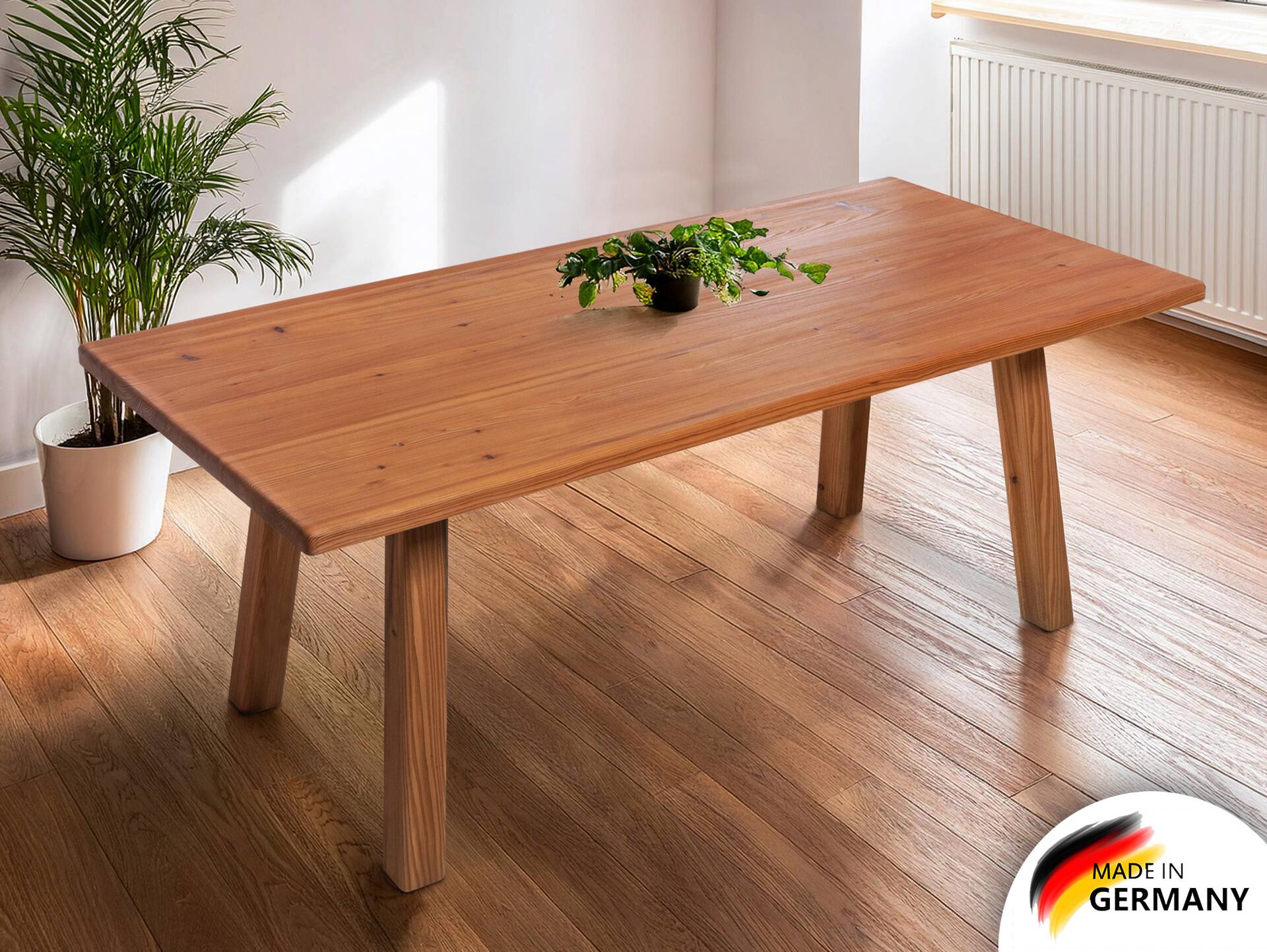 STARNBERG, Esstisch, Material Massivholz, Lärche gedämpft 180 x 100 cm | lackiert