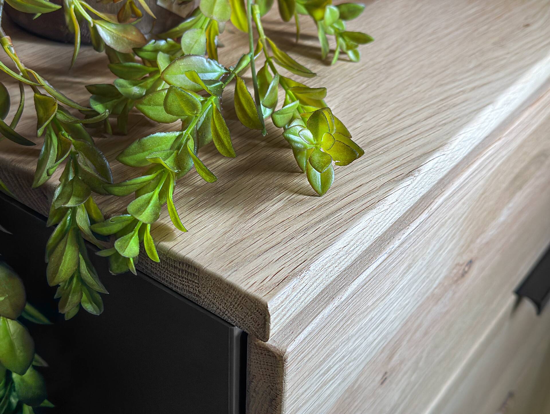 OFFICE OAK Abdeckplatte, Material Massivholz, Eiche geölt 240 cm