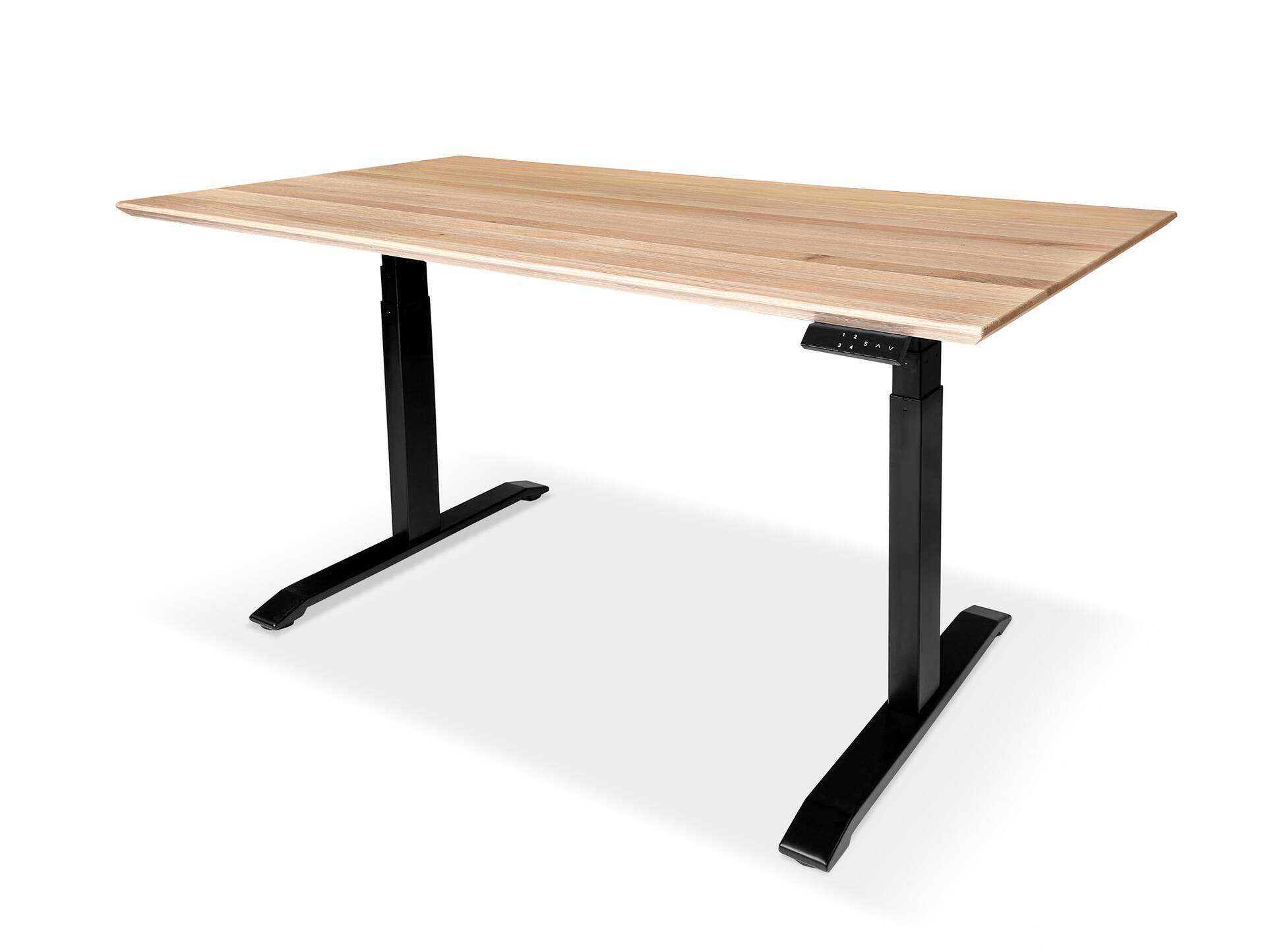 OFFICE OAK Schreibtischplatte 160x80 cm, Material Massivholz, Eiche geölt 