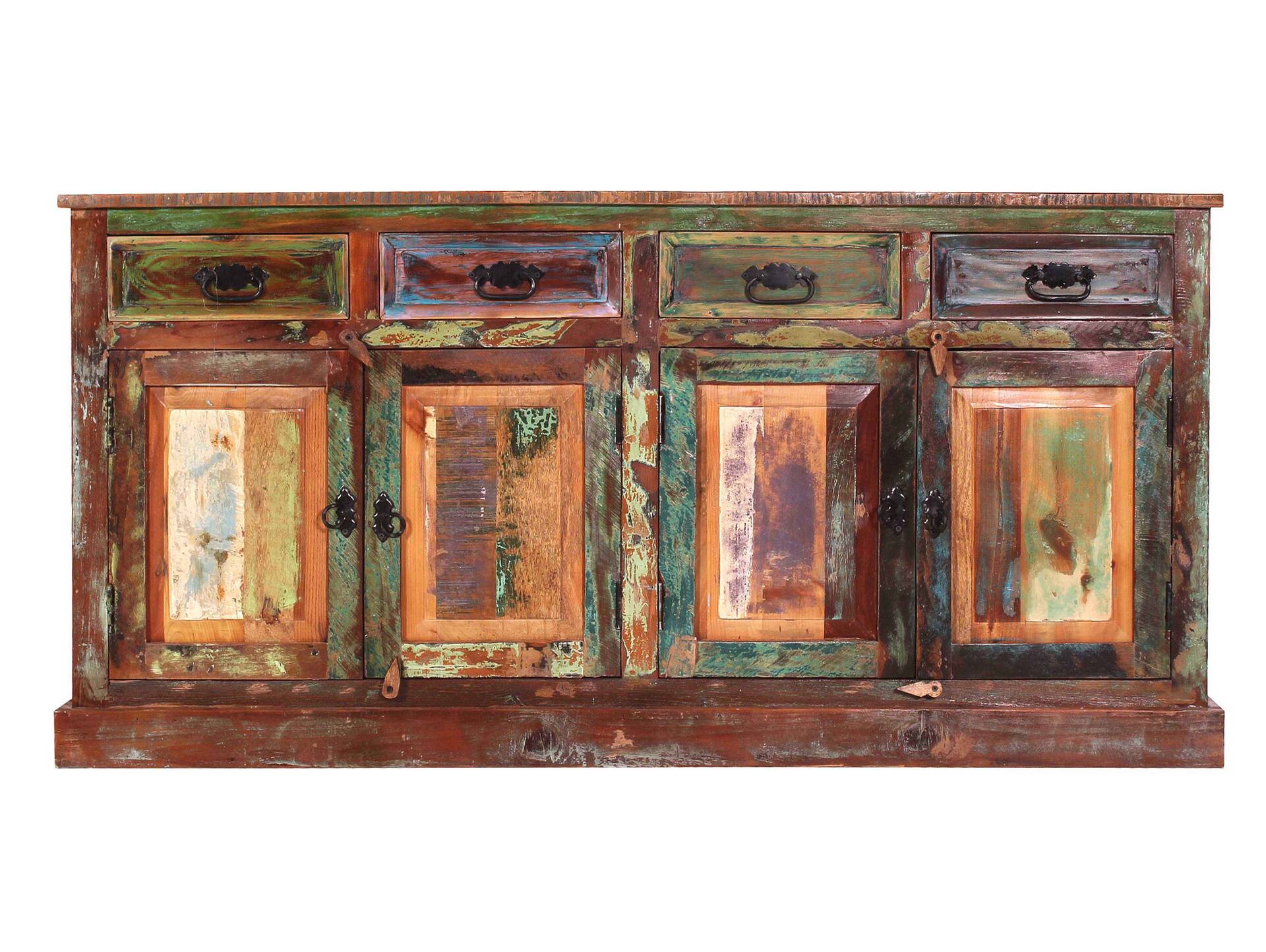 RIVERBOAT Sideboard II aus Altholz, Material Massivholz, Vintage-Optik 