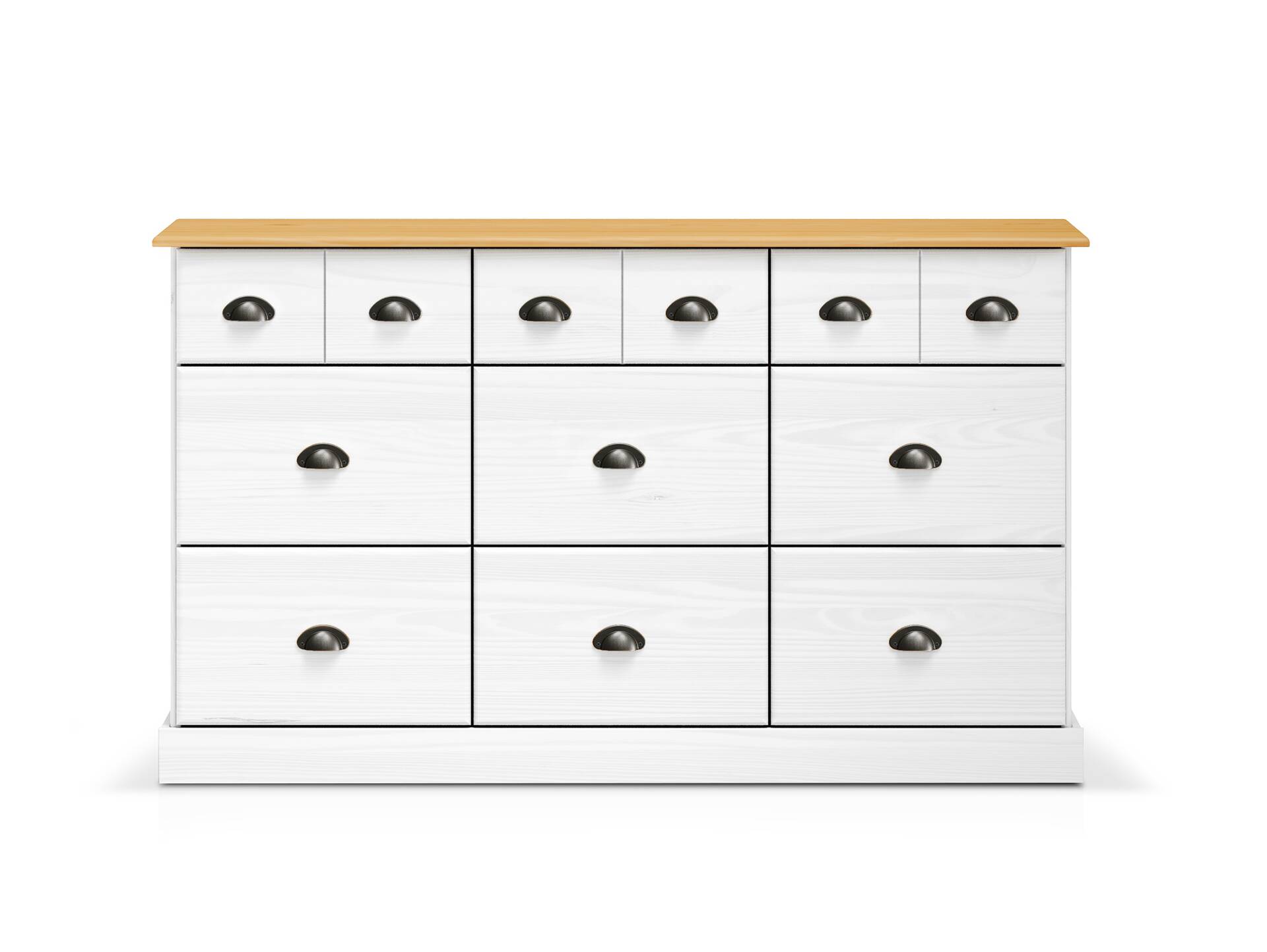 KUNO Sideboard, Material Massivholz, Kiefer Kiefer weiss