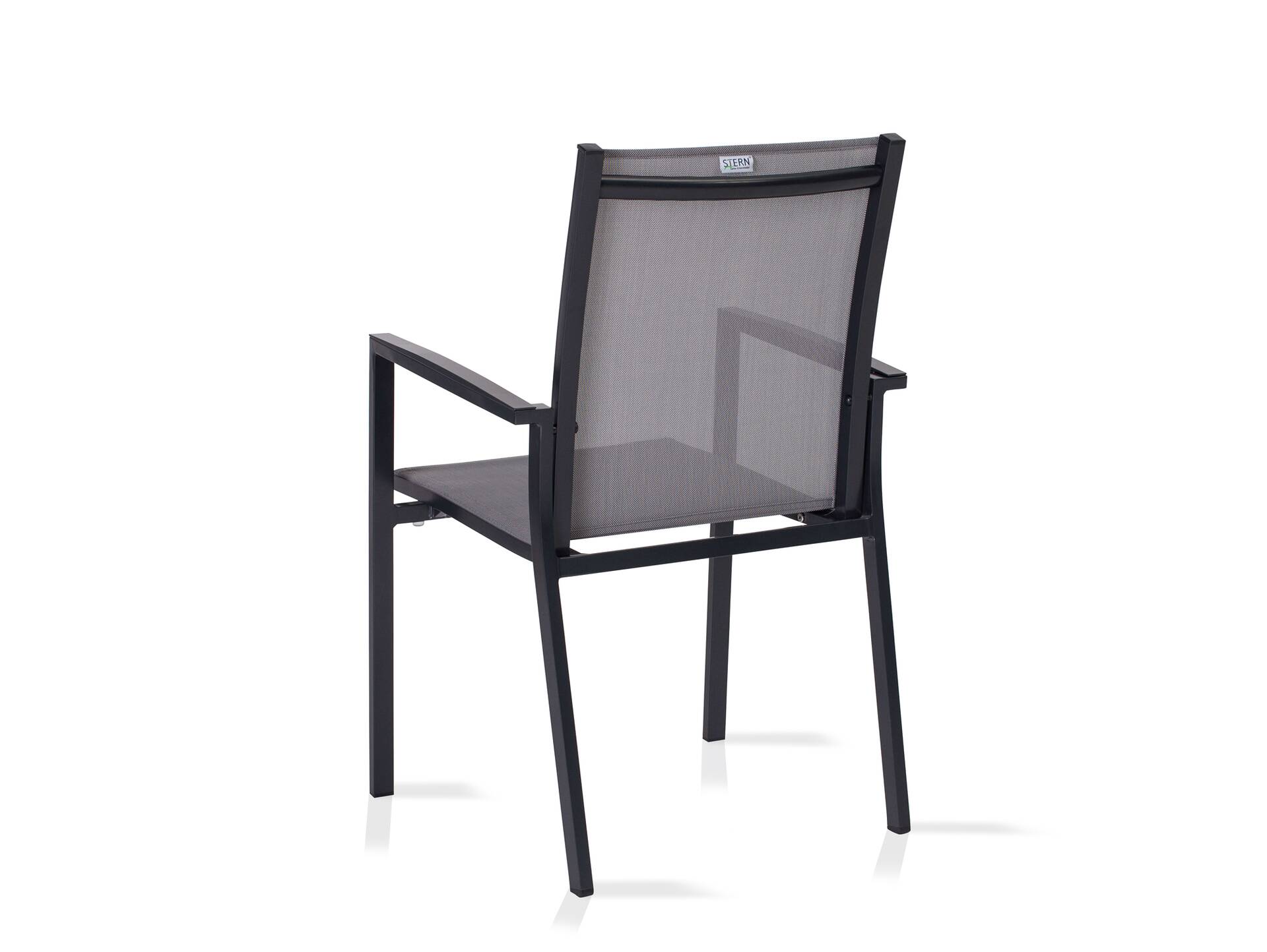 NEW LEVANTO Stapelsessel, Material Aluminium, anthrazit/silber 